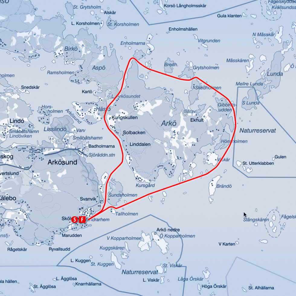 Nomado Paddling Series - Around Arkö, 11 km